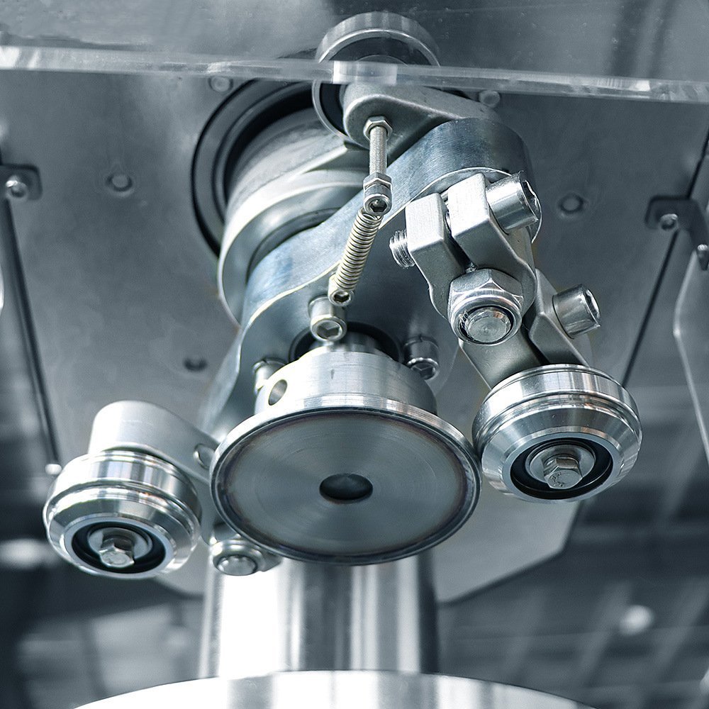Precision machined parts and stainless steel valves for automatic sealant filling machine