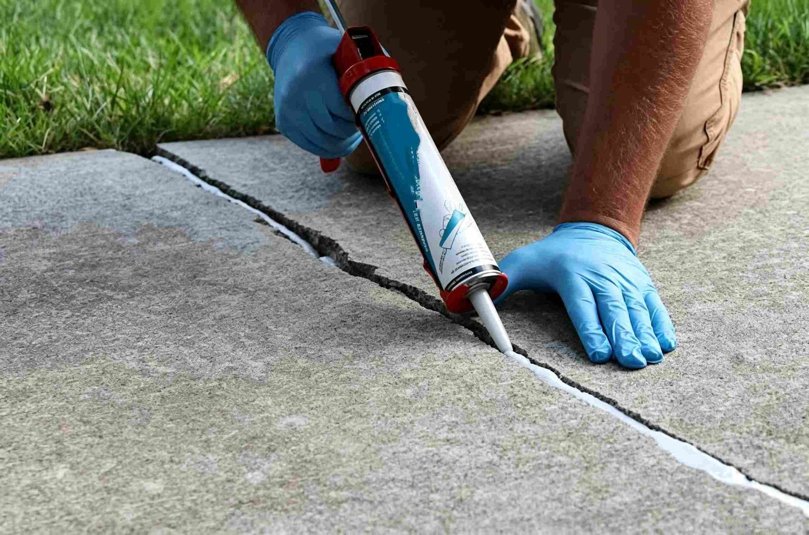 Indoor commercial floor joint sealing with self-leveling polyurethane sealant