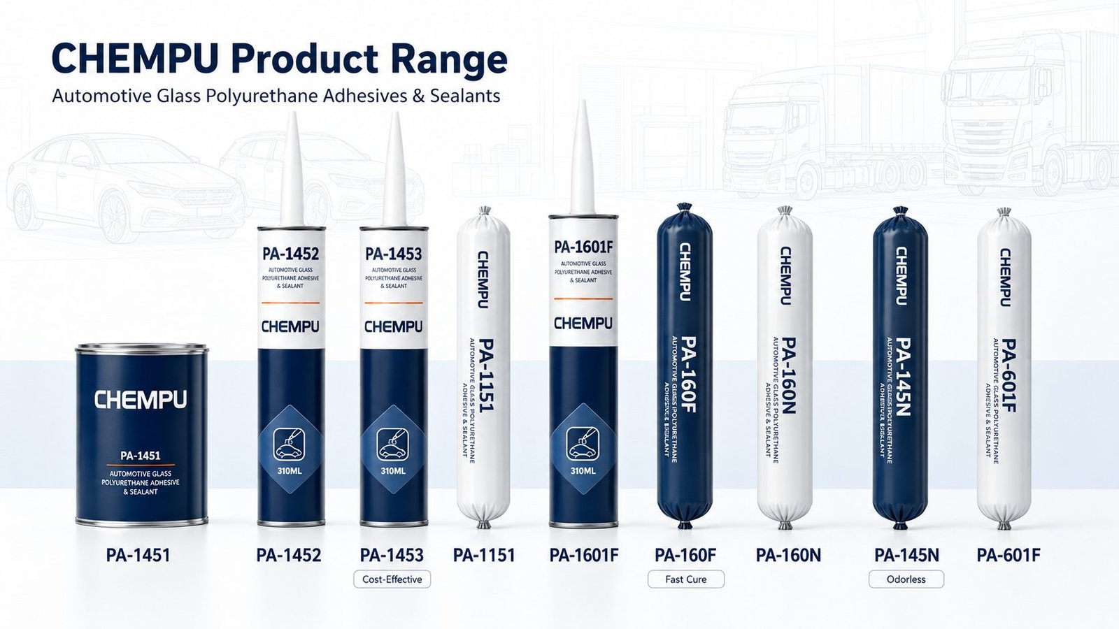 Technical evaluation and selection of automotive glass polyurethane adhesive